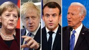 رایزنی های تلفنی رهبران کشورهای فرانسه، آلمان و بریتانیا با جو بایدن