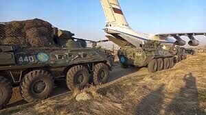ورود کاروان نظامی روسیه به ارمنستان
