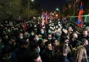 اعتراضات به پایان جنگ قره باغ در ارمنستان ادامه دارد