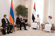 رئیس‌جمهور ارمنستان با ولیعهد ابوظبی دیدار کرد