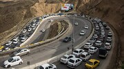 جولان کرونا و مردمان بی خیال / ترافیک سنگین جاده هراز در روزهای کرونایی + فیلم