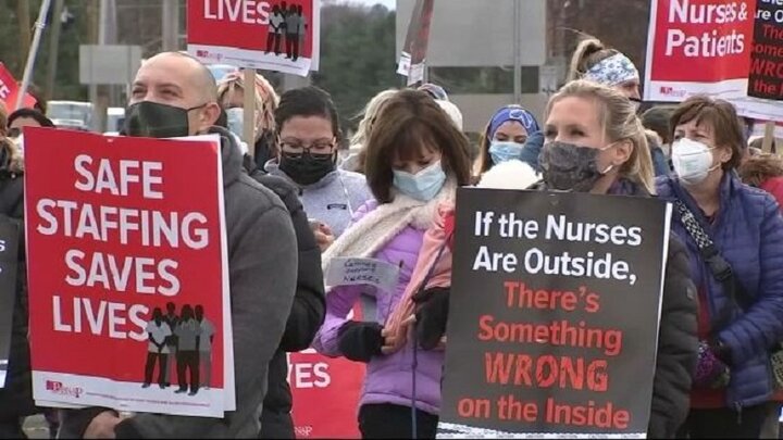 پرستاران در ایالت پنسیلوانیا آمریکا دست به اعتصاب زدند