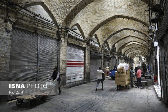 وضعیت بازار تهران در تعطیلات دو هفته‌ای