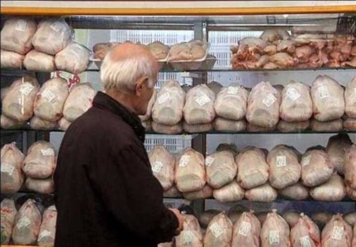 هجوم مردم برای خرید مرغ دولتی در روزهایی کرونایی / فیلم