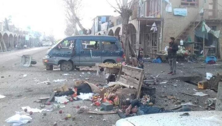  انفجار وحشتناک در بامیان افغانستان/ ۶۷ نفر کشته و زخمی شدند