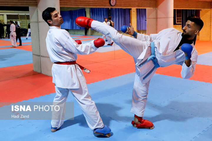 برگزاری اردوی تیم ملی کاراته در جزیره کیش