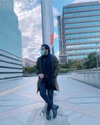 خواننده معروف ایرانی در استانبول / عکس
