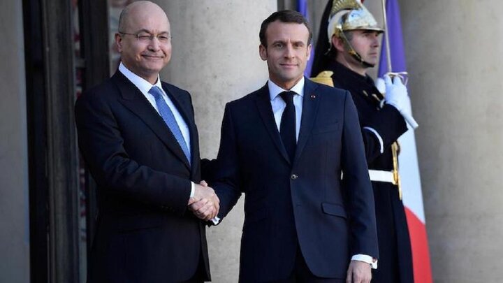 تماس تلفنی روسای‌جمهور عراق و فرانسه