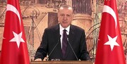 انتقاد اردوغان از تصمیم اتحادیه اروپا و آمریکا برای اعمال تحریم علیه ترکیه