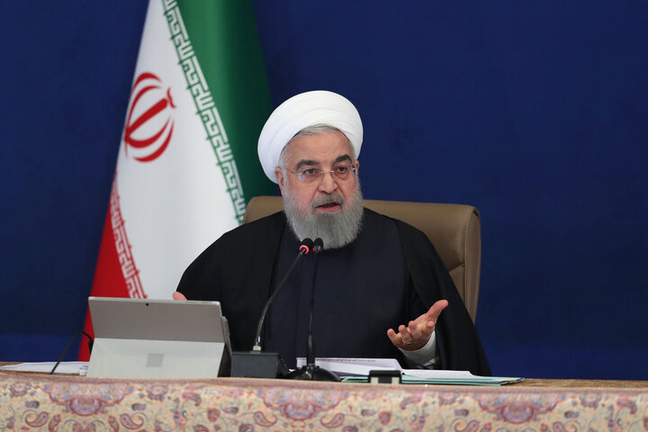 حسن روحانی :‌ ‌عده ای خواستار به تاخیر انداختن پایان تحریم ها هستند / فیلم