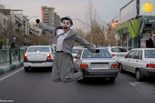 تصاویر؛ هنرنمایی جوکرِ تهران