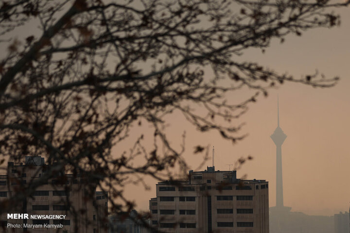 آلودگی هوای تهران برای سومین روز متوالی