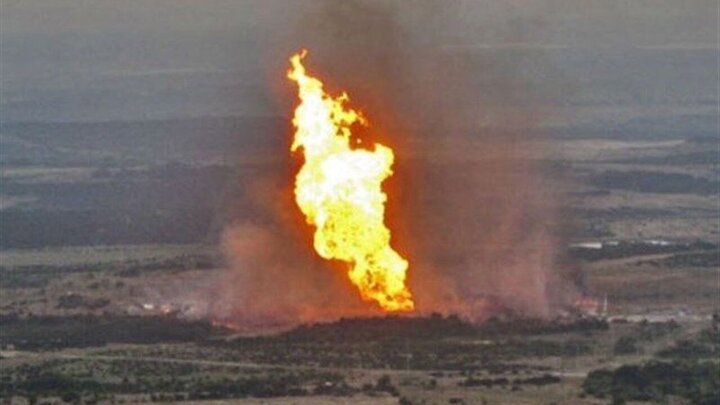 انفجار وحشتناک لوله گاز استان یزد / فیلم