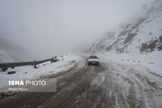 وضعیت جوی و ترافیکی راه‌های کشور در ۲۹ آذر ۹۹/ جاده‎های ۲۱ استان برفی و بارانی است