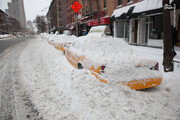 برف و کولاک شدید در آمریکا / تصاویر