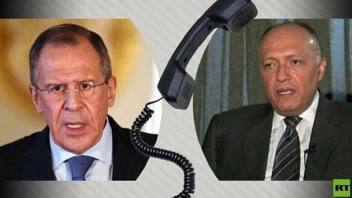 وزرای خارجه روسیه و مصر به صورت تلفنی مذاکره کردند 