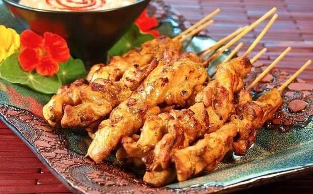  کباب ساتای مرغ خوش طعم و ترد + طرز تهیه