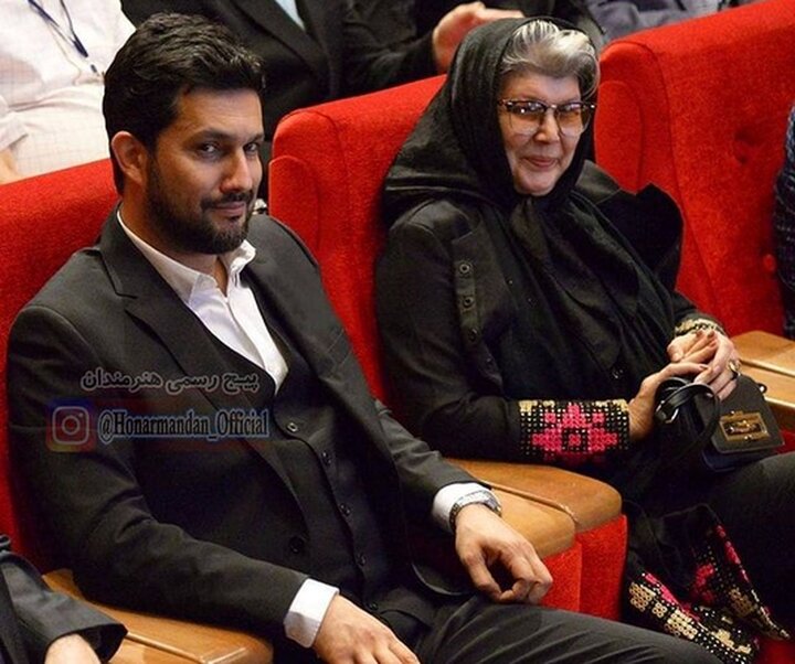 حامد بهداد در کنار مادرش! / عکس