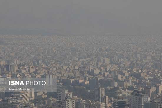 ۱۵ منطقه در وضعیت قرمز؛ نقشه آلودگی هوای مناطق تهران را ببینید