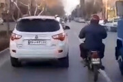 تعقیب و گریز پلیس در خیابان‌های اصفهان / فیلم