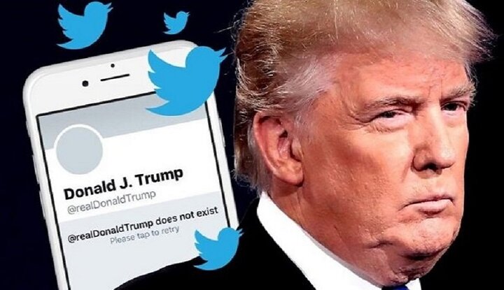 تعلیق دسترسی ترامپ به حساب توئیترش 