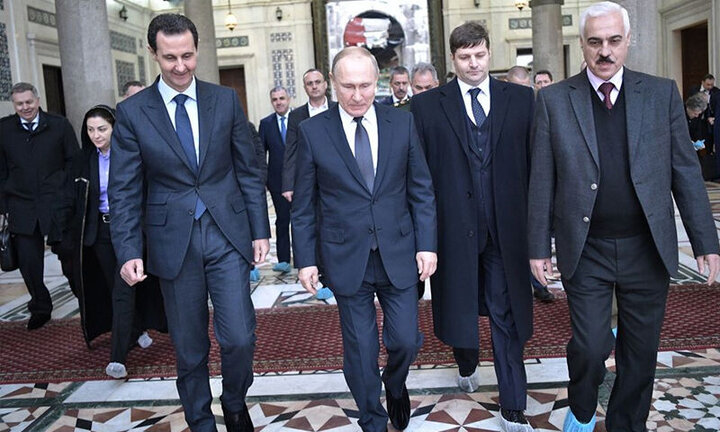 سفر غیرعلنی رئیس جمهور روسیه به دمشق