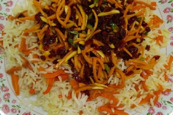 هویج پلو خوشمزه و مجلسی + طرز تهیه