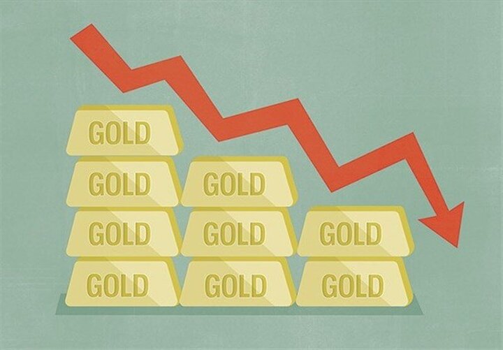 روند نزولی قیمت طلا در بازارهای جهانی ادامه دارد
