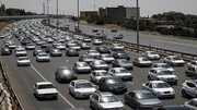 ترافیک سنگین در جاده‌های مشهد