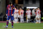 لیونل مسی برای اولین بار با پیراهن بارسلونا از زمین اخراج شد