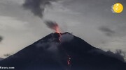 انفجار کوه آتشفشان سمرو در اندونزی / تصاویر