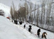 برف راه ۱۸۰ روستای کردستان را بست