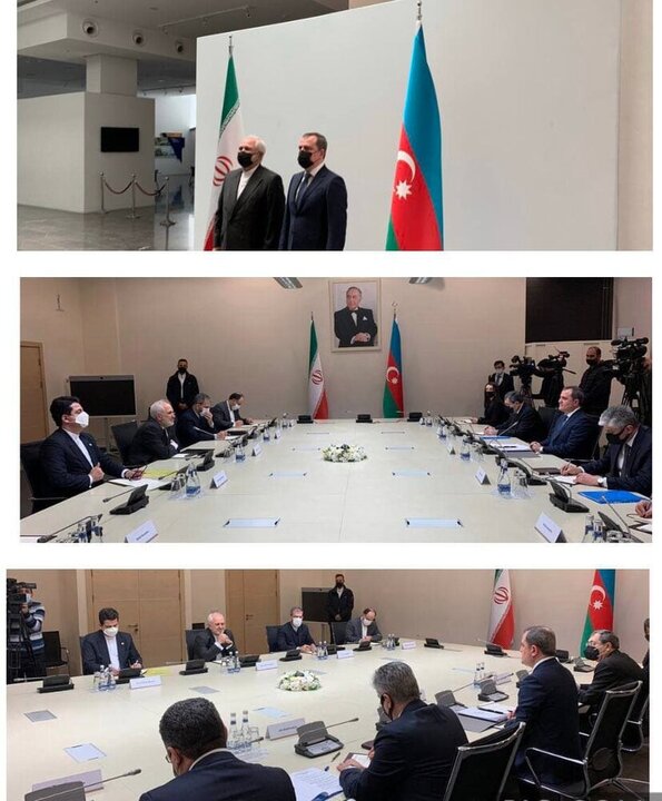 دیدار ظریف با وزیر خارجه جمهوری آذربایجان