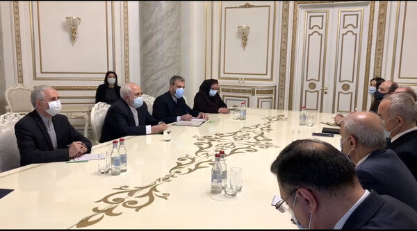 نشست مشترک ظریف و نخست‌وزیر ارمنستان 