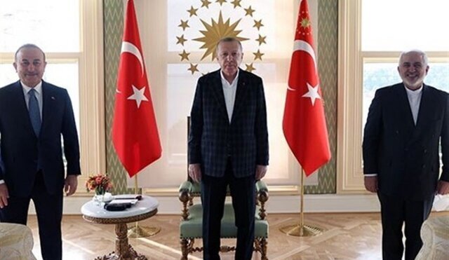 ظریف با اردوغان پشت درهای بسته گفت‌وگو کرد