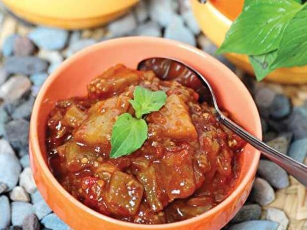  قلیه بادمجان لذیذ +طرز تهیه