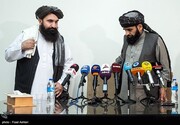 تصاویری از نشست خبری هیئت طالبان در تهران