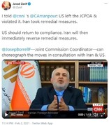 محمدجواد ظریف: آمریکا باید به پیروی از برجام بازگردد