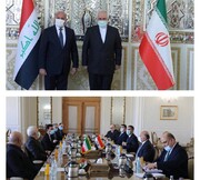 دیدار ظریف با همتای عراقی‌اش در تهران