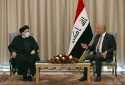 دیدار و گفتگو رییس قوه قضائیه با رییس‌جمهور عراق