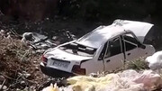 سقوط پراید به داخل رودخانه کردکوی شش مصدوم بر جای گذاشت/ فیلم