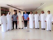 حضور علی کریمی در باشگاه الاهلی امارات