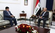 برهم صالح: امنیت منطقه با ثبات عراق و سوریه در ارتباط است