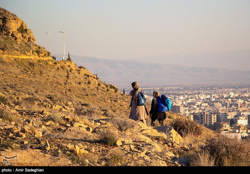 پیاده راه قندیلی شیراز در روزهای کرونایی