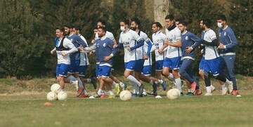 برگزاری تمرین استقلال با بازگشت دیاباته و شایعه جدایی محمود فکری/ تصاویر