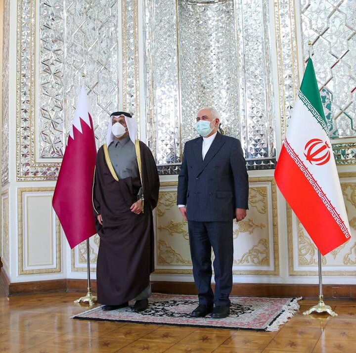 روایت وزیر خارجه قطر از سفرش به تهران و دیدار با ظریف