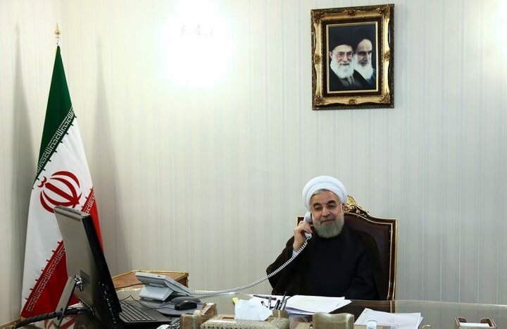 روحانی: اکنون توپ در زمین آمریکا است
