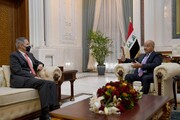 دیدار برهم صالح با سفیر آمریکا در بغداد