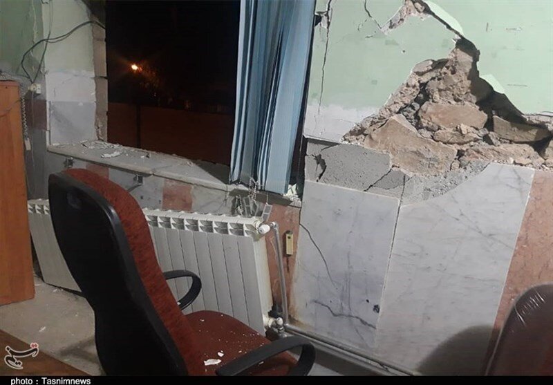 خسارات زلزله سی‌سخت در استان کهکیلویه و بویراحمد