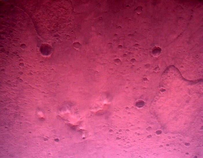 تصاویر رنگی دیده نشده از مریخ 